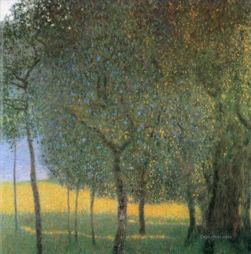 Fruit Trees Gustav Klimt woods forest Oil Paintings